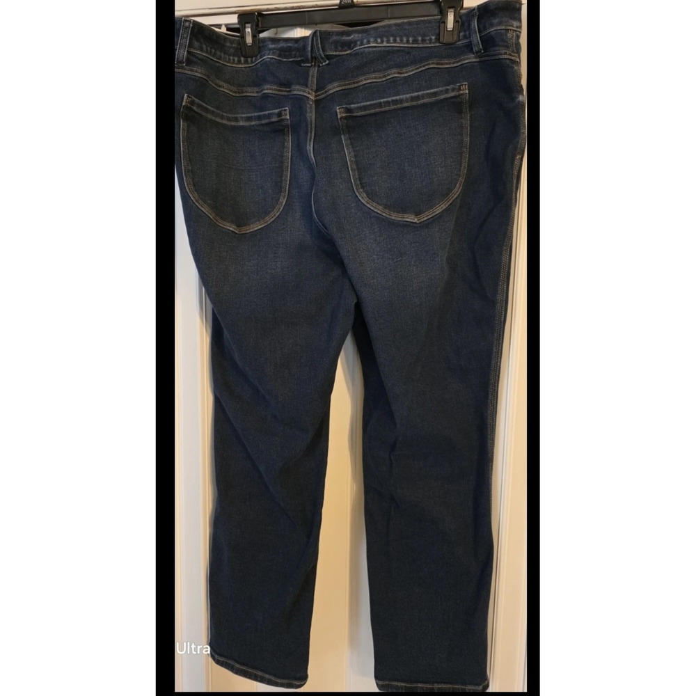 Mossimo Jeans Women's 18R‎ Blue Bootcut Premium Denim Raw Hem